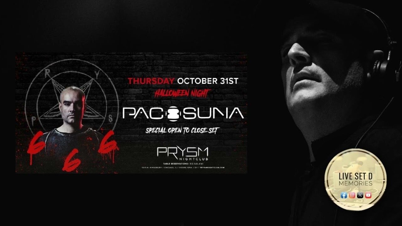 Paco Osuna @ Halloween Night, Prysm Nightclub, Chicago 31 10 2019