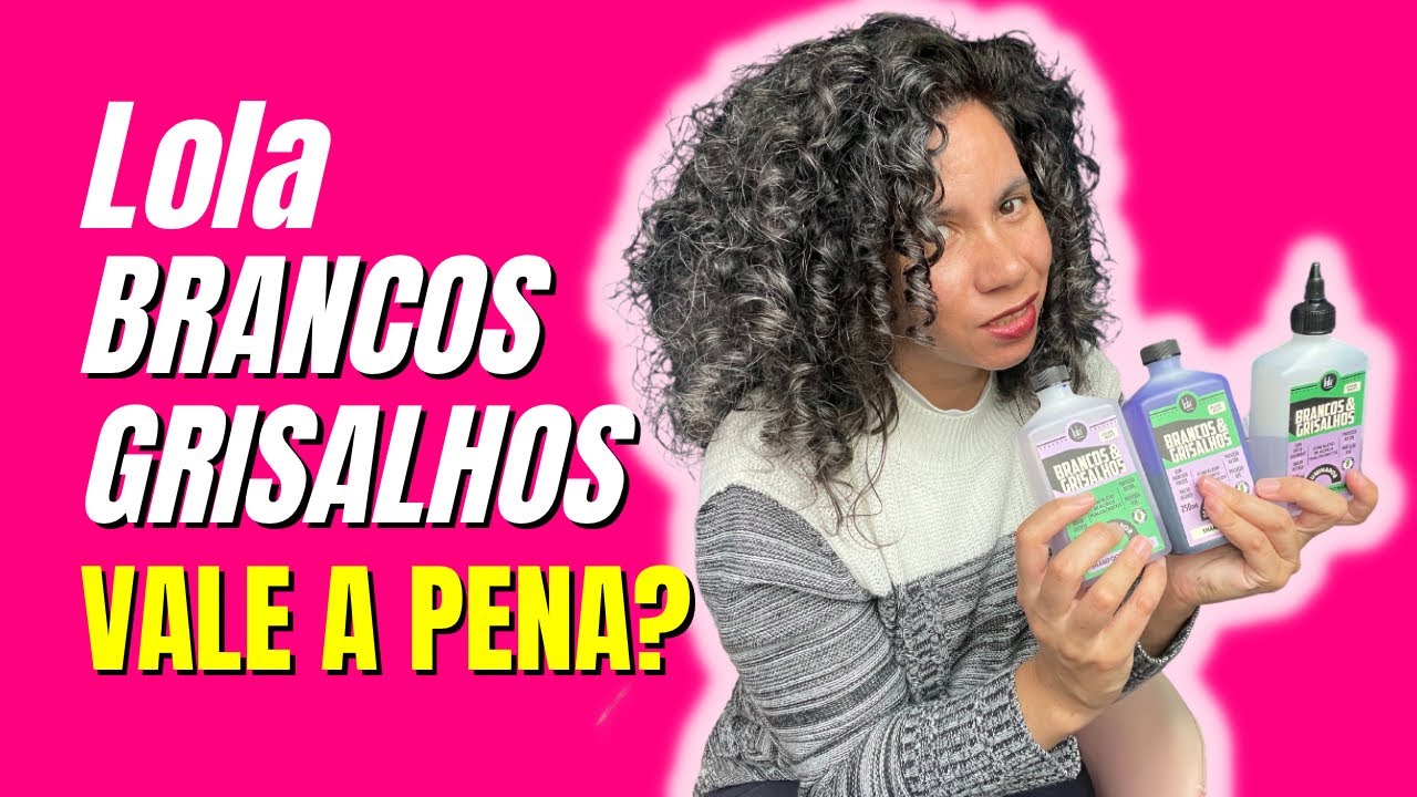 Lola Brancos e grisalhos resenha /como cuidar cabelo grisalho/dicas cachos grisalhos /cachos brancos
