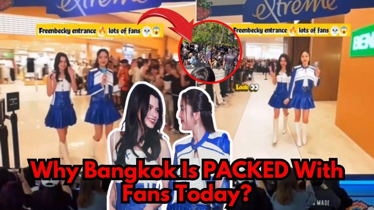 (Freenbecky)FreenBecky Fans Flood Bangkok! Nestlé Event Crowds Before Becky’s BD Concert!#freenbeck 