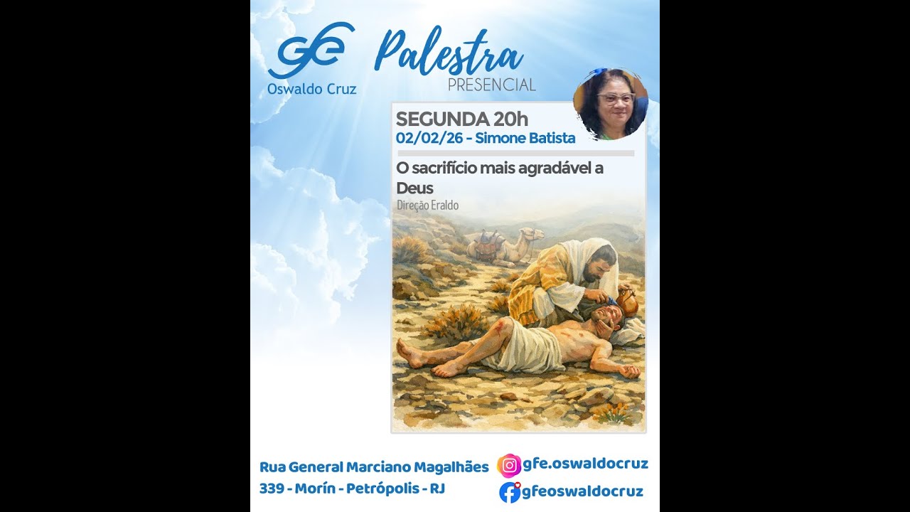 O sacrifício mais agradável a Deus- Simone Batista - 02/02/2026