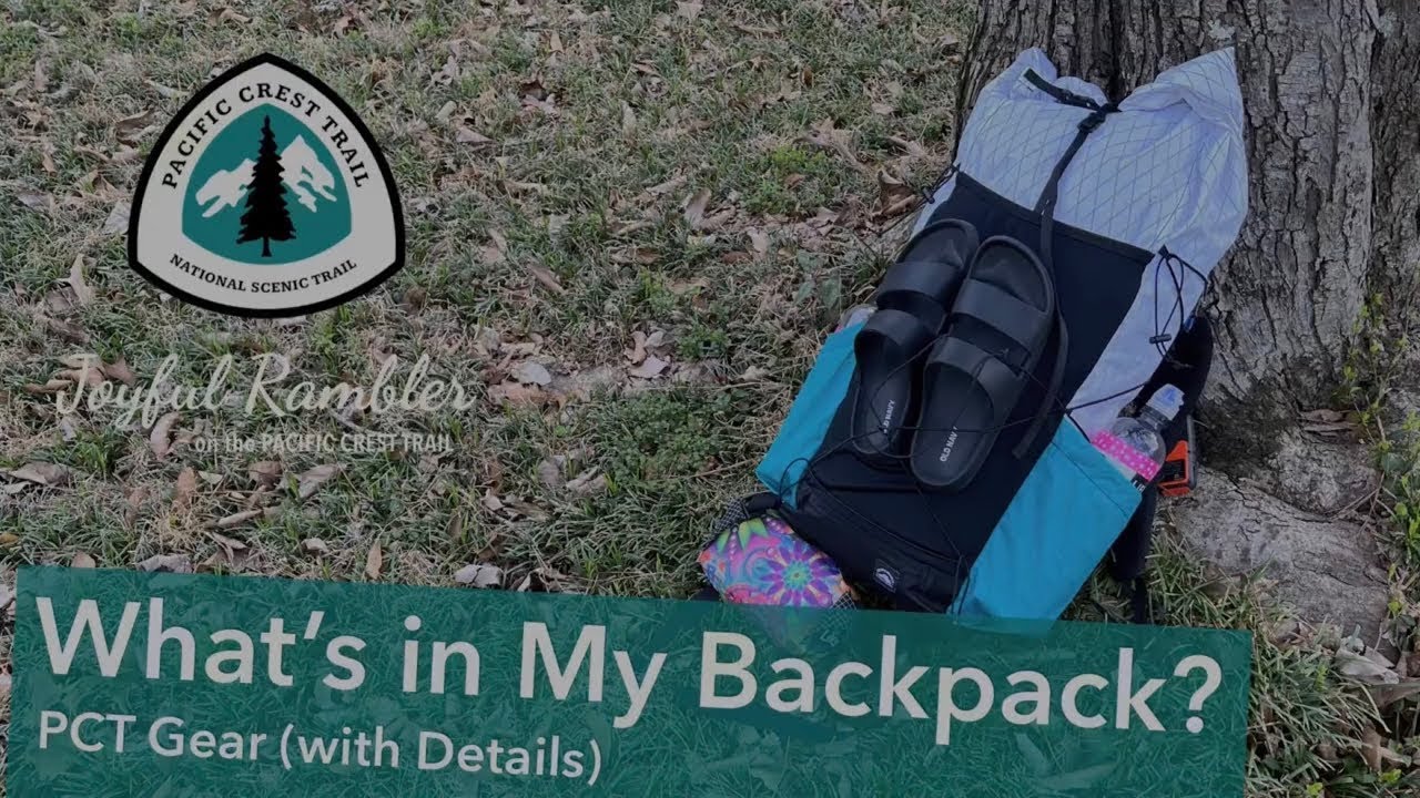PCT Gear List: What’s in My Backpack? (Detailed Thru-Hike Gear List with Links & Timestamps)