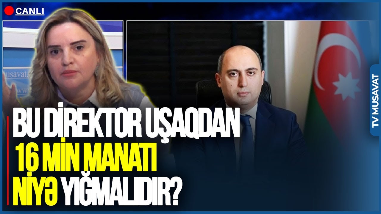 Cənab nazir,indi bazarkom KİMDİ? Biz, yoxsa SİZİN rüşvətxor DİREKTORLARINIZ?  Aparıcıdan ƏSƏBİ ÇIXIŞ