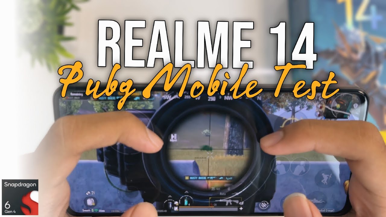 Realme 14 5G Snapdragon 6 Gen 4 Pubg Mobile Gaming Test