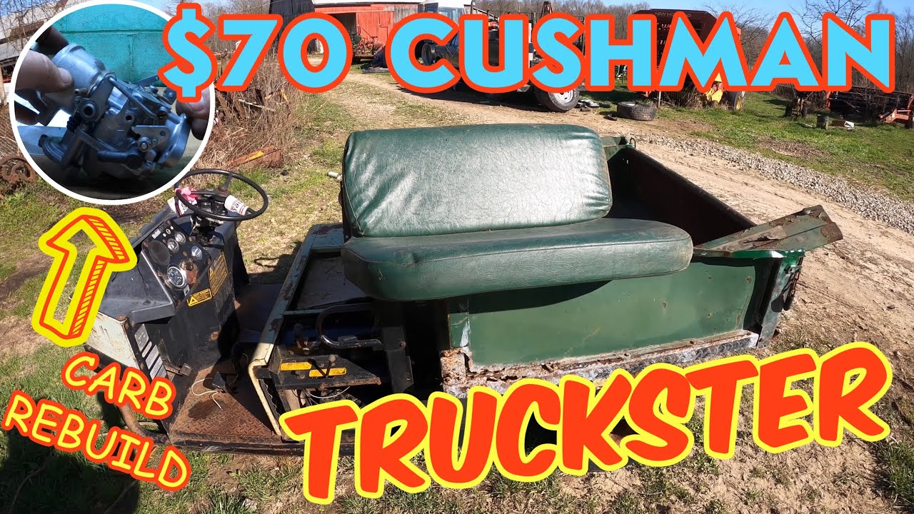 $70 Cushman Truckster Carb rebuild and Fuel pump delete!