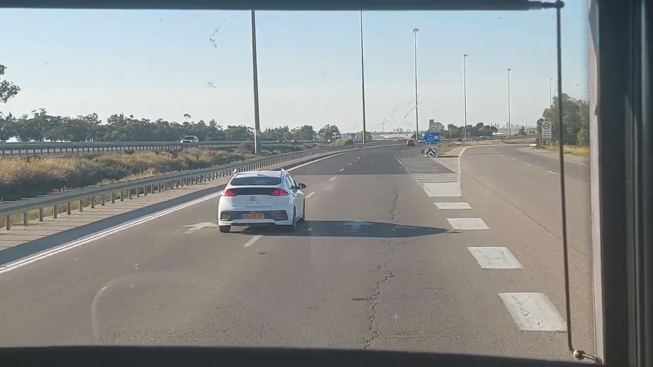 יום העצמאות ישראל מבית קמה לחיפה דרך הכבישים 6 ו-75 Independence day Bet Kama to Haifa via roads