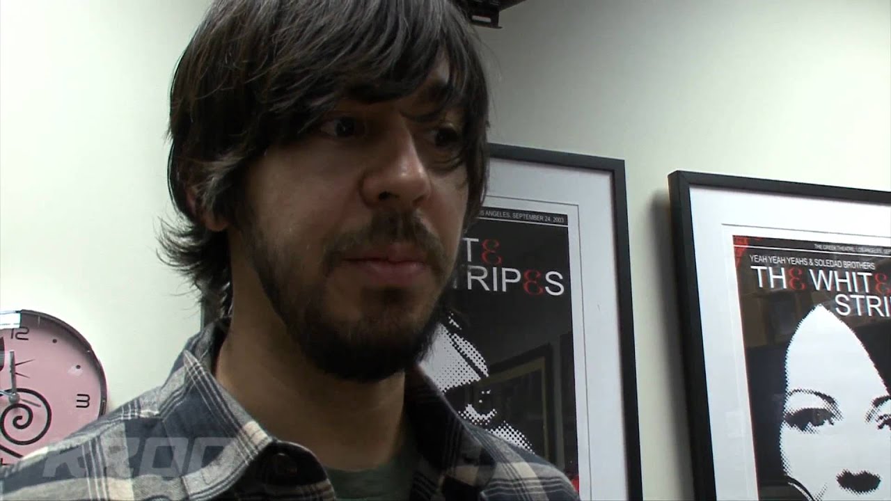 Mike Shinoda And Brad Delson from Linkin Park stop by KROQ to drop off 