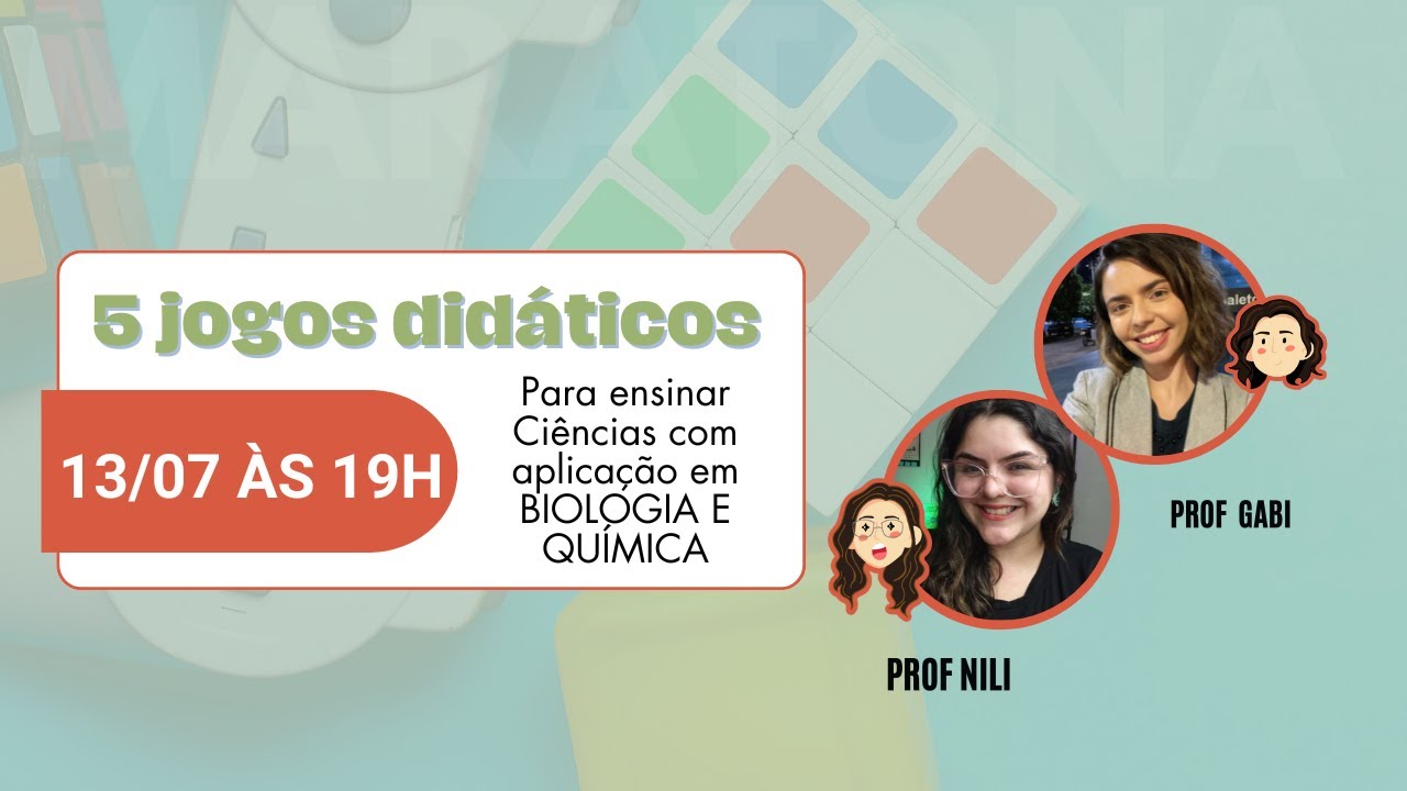 JOGOS DIDÁTICOS PARA ENSINAR CIÊNCIAS: Com aplicação em Biologia e Química