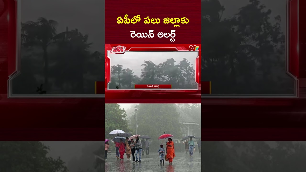 ఏపీలో పలు జిల్లాకు రెయిన్ అలర్ట్ | Heavy Rain Alert to Telugu States | NTV Telugu