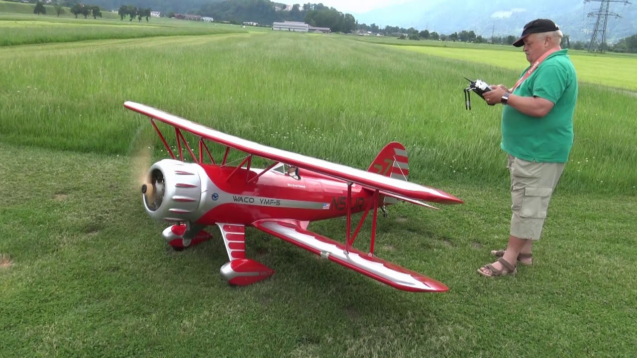 Waco YMF5 + Extra von Sigi in HD