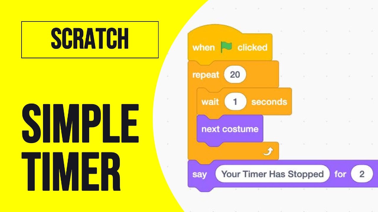 Making a Simple Timer in Scratch