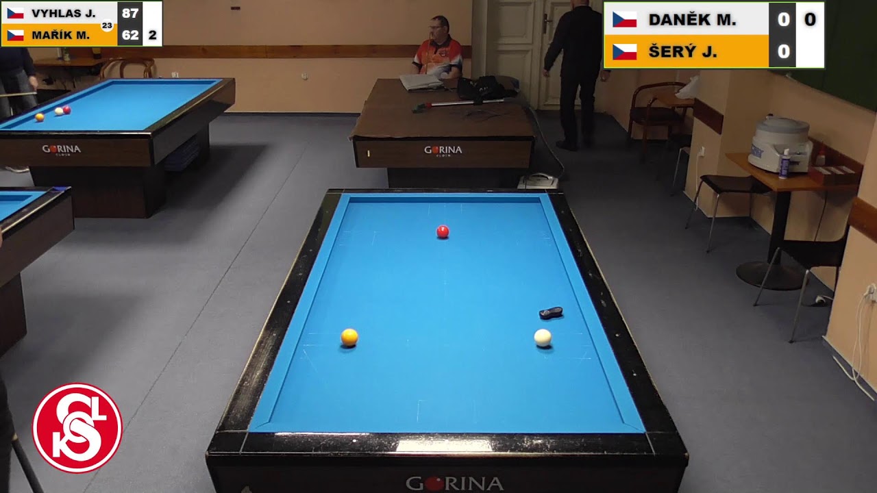 Czech league | Balkline 52/2 | 2nd class | 11th round | Zdeněk Hrubý v Jindřich Šerý