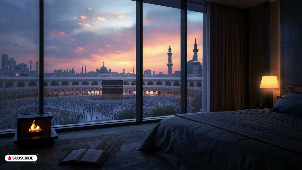 Islamic Prayer Room ❄️l Macca viuw l Ramadan l NO Music l Quran Recitation