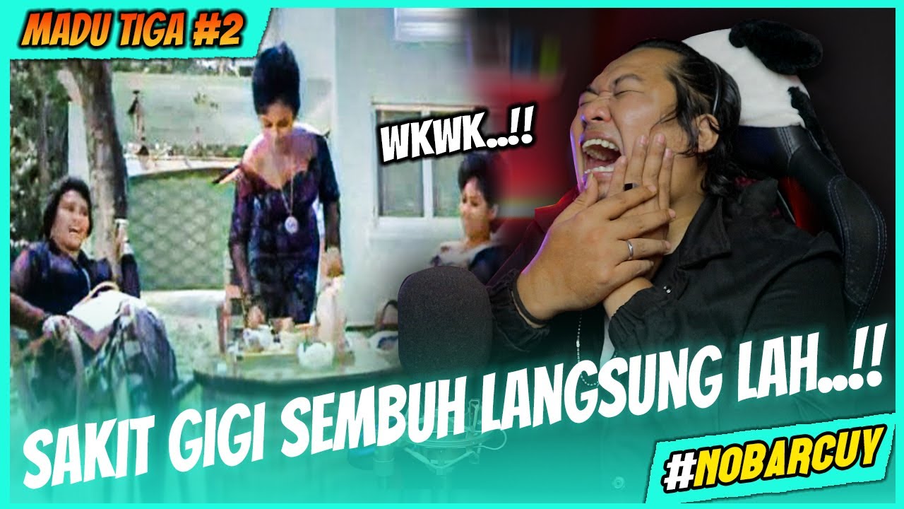LEBIH KELAKAR LAGI 🤣 ..‼️ MADU TIGA - PART 2 |  FILM P.RAMLEE | NOBAR CUY
