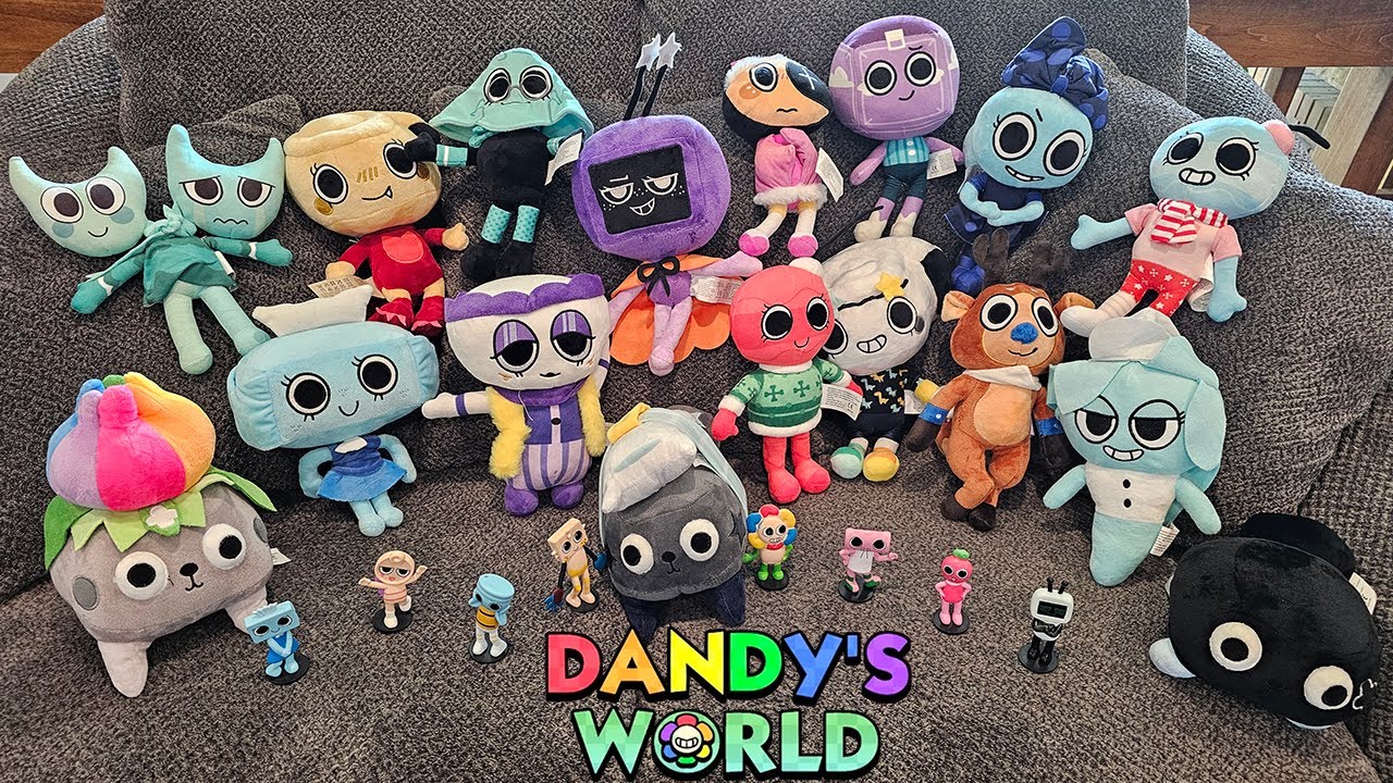 Unboxing New Dandy's World Plushies, Skins, and Toys!