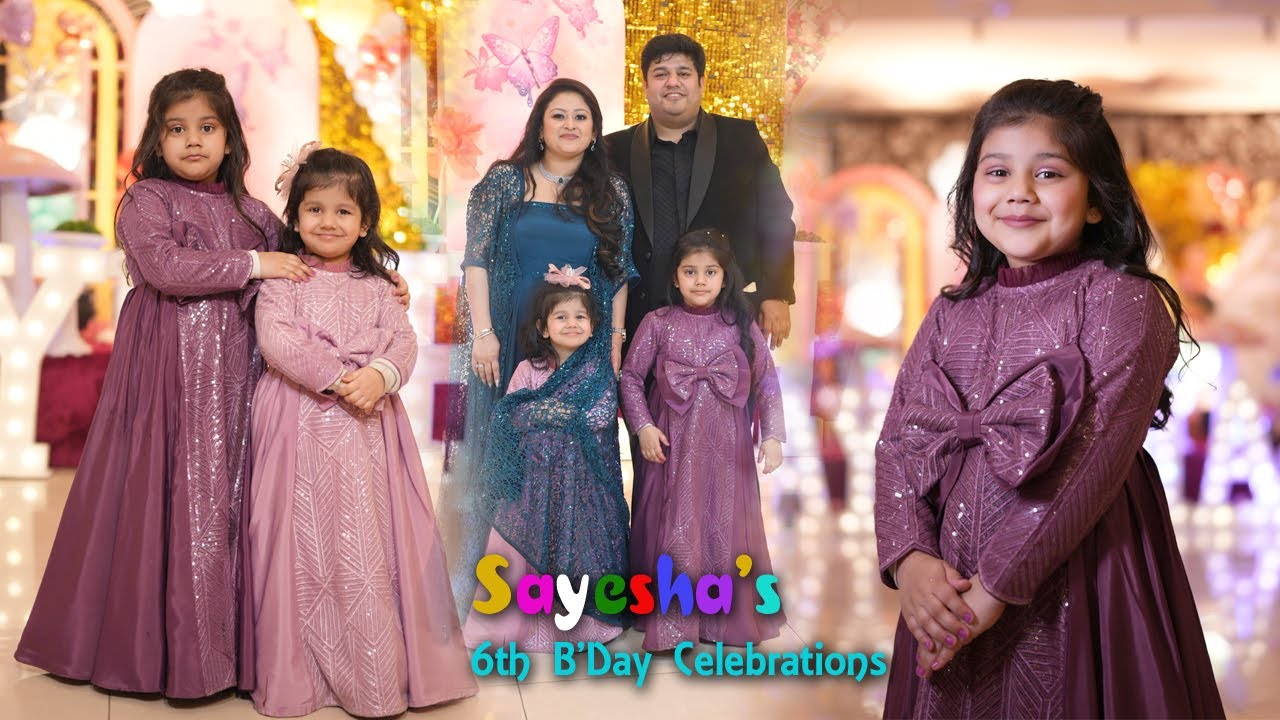 Sayesha's 6th B'day Highlights