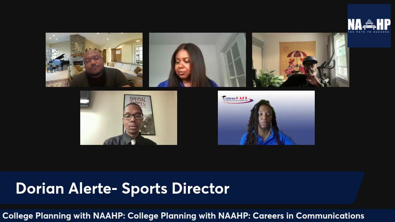 College Planning with NAAHP: Careers in Communications