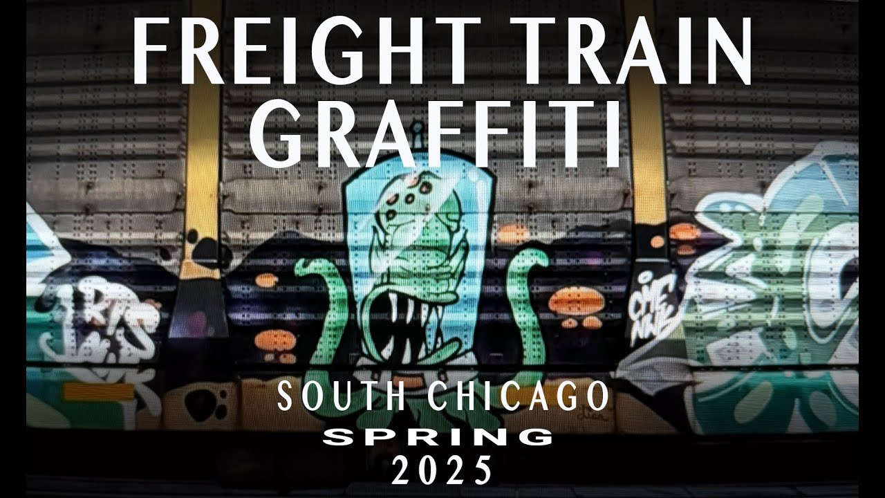 WARNING: GRAFFITI!   2025 - Benching Freight Trains