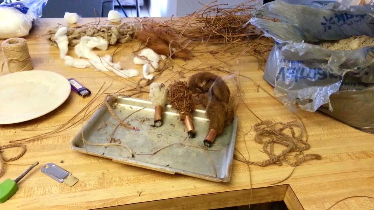 Slow Match Coal Extender Fire - Home-made Proof of Concept