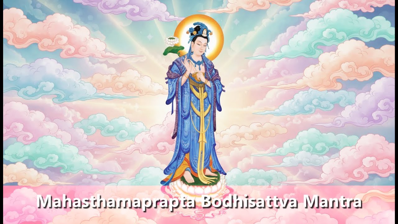 🙏 Mahasthamaprapta Bodhisattva Mantra | Hum Vajra Phat Om Vajra Chanda Maha Ro Kha Na Hum Phat