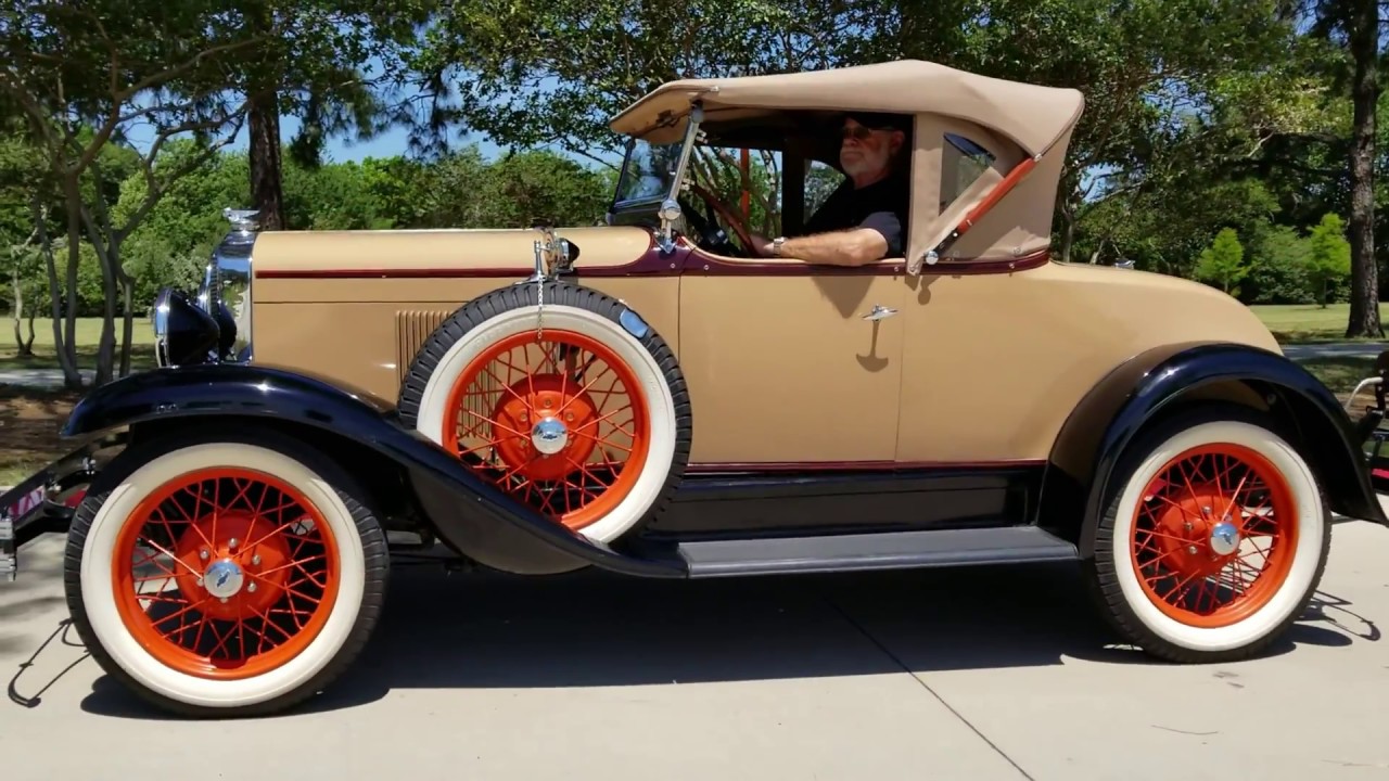 1929 Chevrolet Roadster retro video