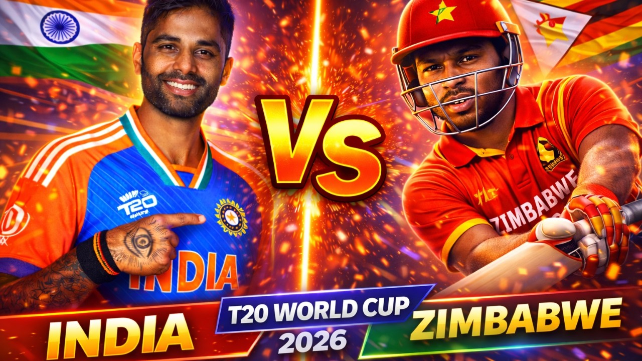 IND 🇮🇳 vs Zimbabwe 🇿🇼🔥 T20 World Cup 2026 | LIVE Match Simulation