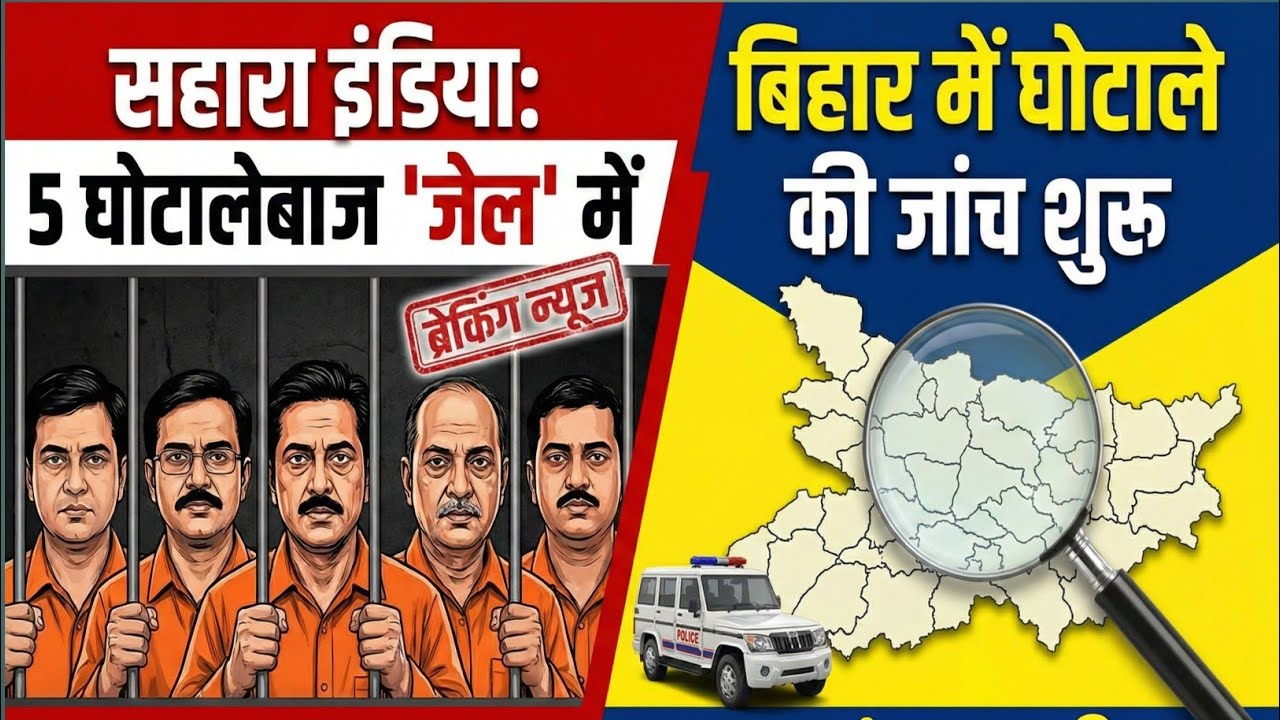 SAHARA INDIA के 5 घोटालेबाज जेल में। SAHARA INDIA के खिलाफ अब बिहार में जांच शुरू। #Sahara Refund।