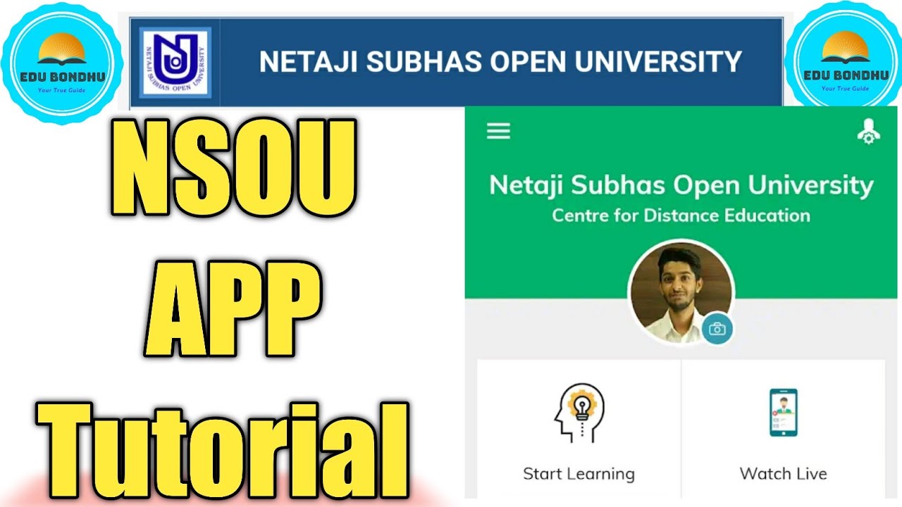NSOU APP Tutorial || How to Download & Use NSOU APP || NSOU Online Class & Study Materials 🔥 🔥 🔥