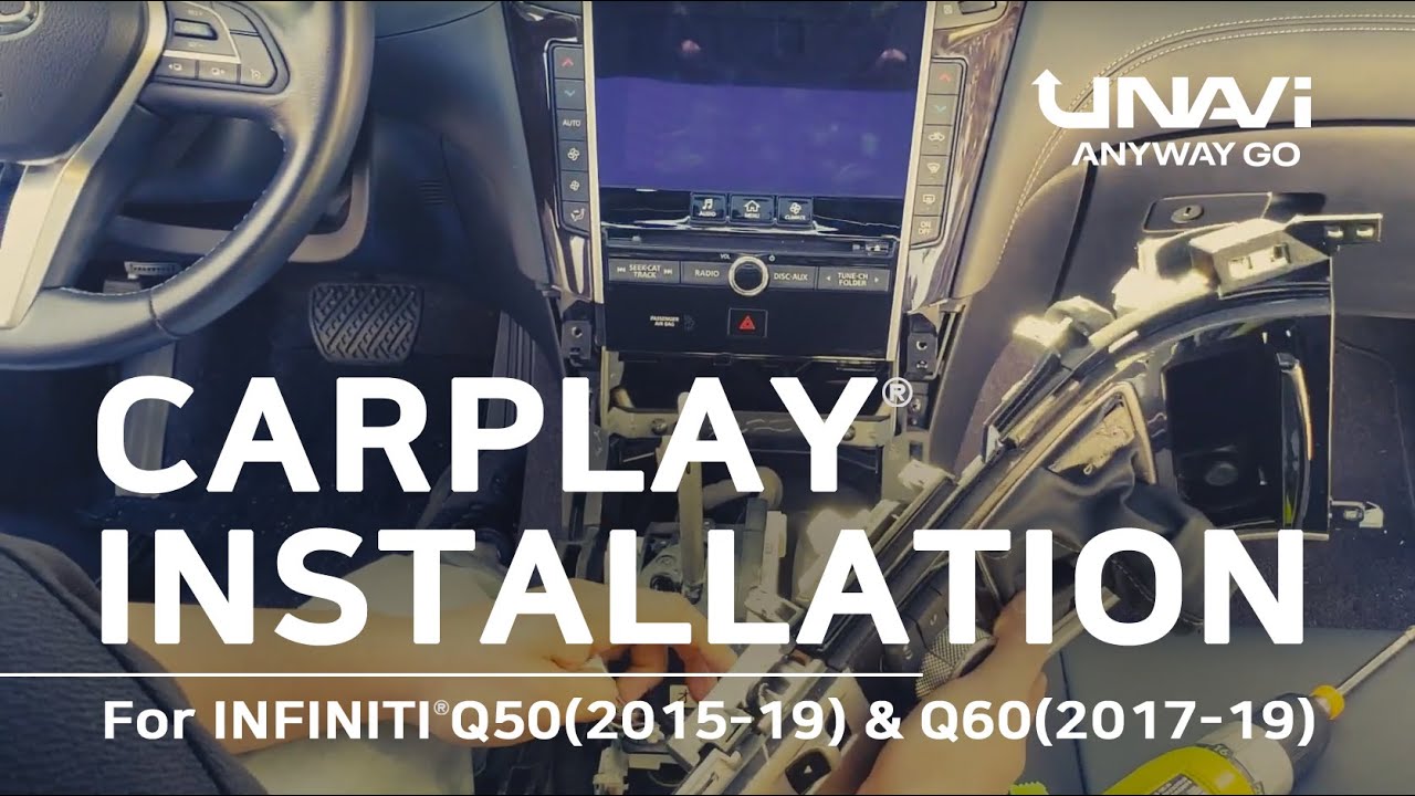 Infiniti Q50 Q60 CarPlay Install FULL video 2014-18 How do i add carplay to my car