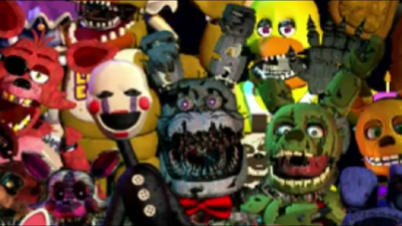Fnaf 1 - Movie Animatronics Sing Fnaf 1 Song Full Version