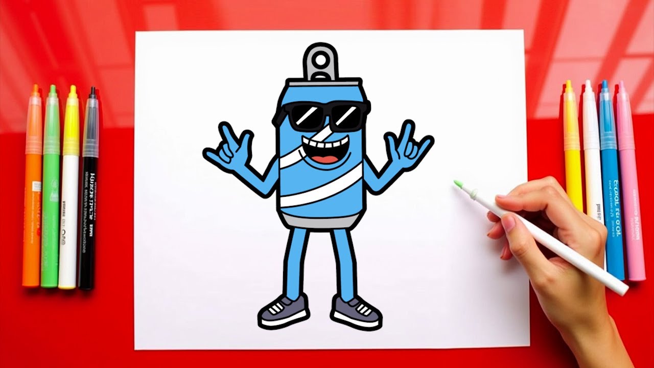 Cách Vẽ SWAG SODA Brainrot Dễ Dàng Từng Bước