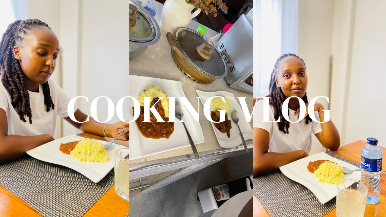 COOKING WITH MY FRIEND @ VEE KENYA || MASHED POTATOES AND BEEF STEW || BEHIND THE SCENES