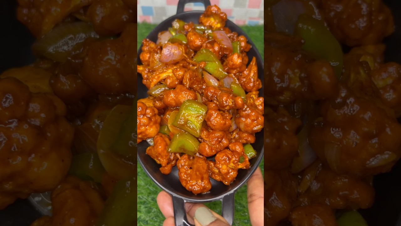 Gobi manchurian #gobimanchurian #gobimanchurianrecipe #cauliflowerrecipe #cauliflower #shorts #short