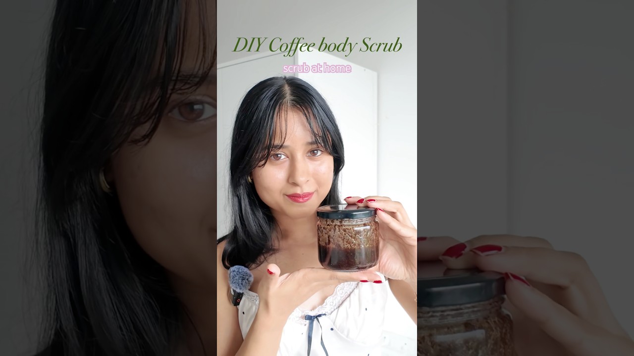 Diy coffee body scrub ✨