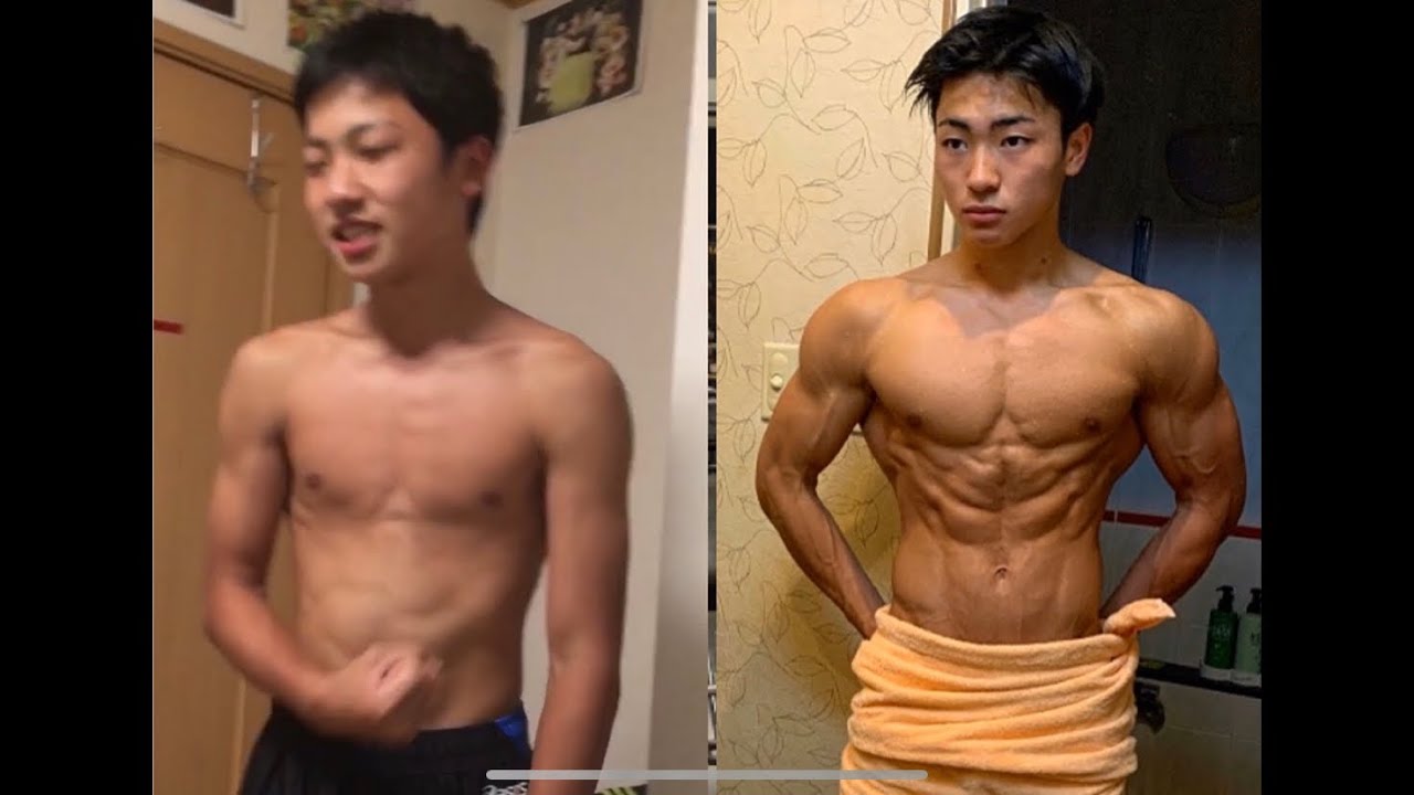 ガリガリからボディビル高校日本一までの過程