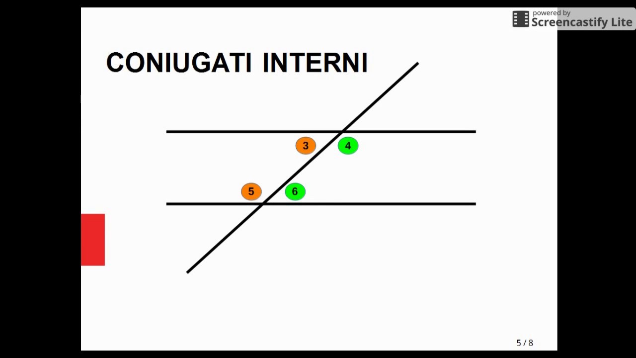 Geometria_1.3.7: angoli formati da due rette parallele e da una trasversale