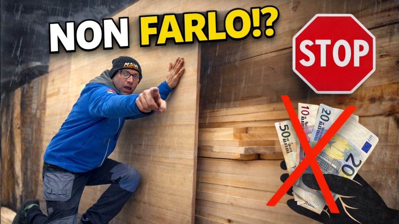 NON COMPRARE IL LEGNO ✋🏻 prima di aver visto questo video