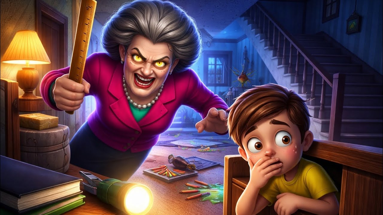 Scary Teacher 3D - (Poki) - Gameplay - Prank Miss T Levels Update (iOS, Android)