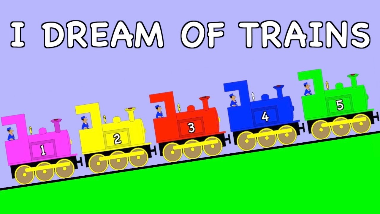 I Dream Of Trains | TRAIN SONG | RainbowRabbit | @rainbowrabbitsongs | #rainbowrabbitsongs