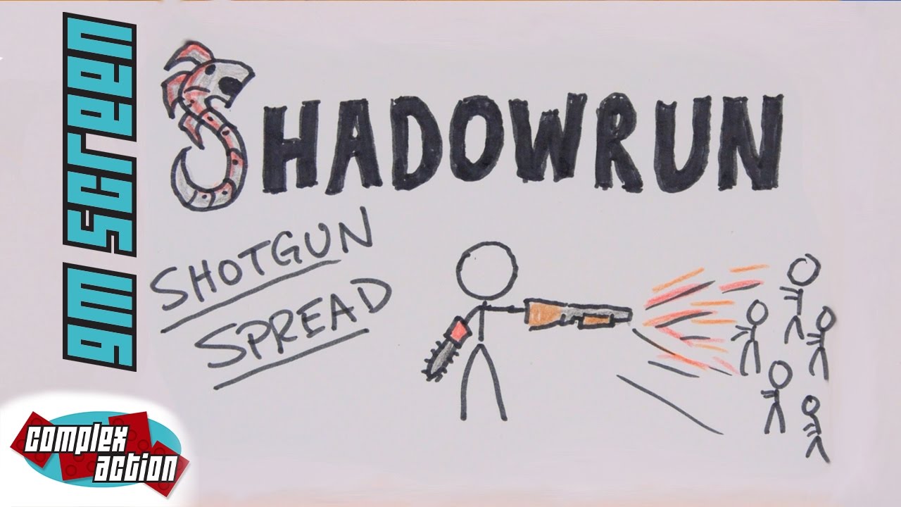 Shotgun Spread - GM Screen - Shadowrun 5th Edition