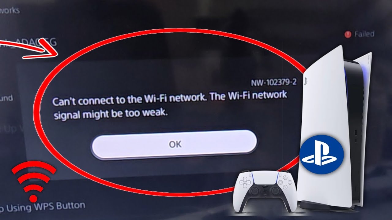 FIX PS5 : Can't connect to the Wi-Fi network. The Wi-Fi network signal might be too weak