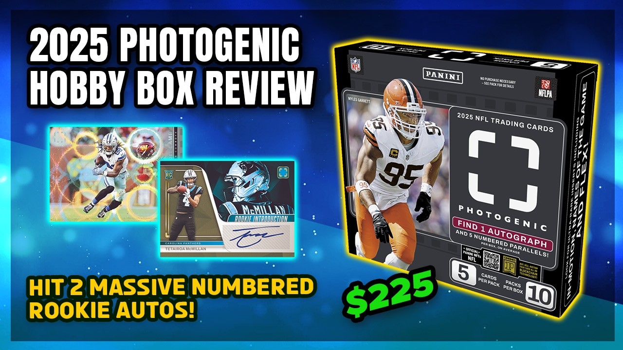 THIS BOX WAS STACKED! 2025 Panini Photogenic Football Hobby Box Opening