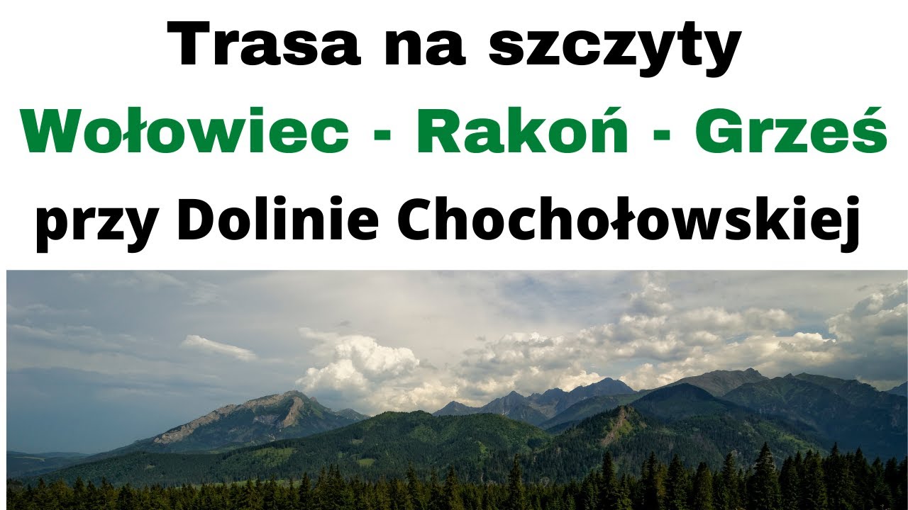 Szlak na Wołowiec, Rakoń, Grześ ⛰️ Przygoda w Dolinie Chochołowskiej 🌲 #tatry 🏞️