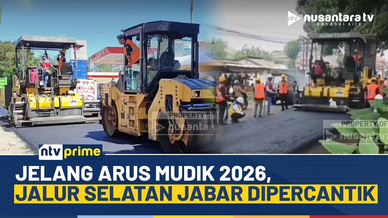 Siap Sambut Pemudik, Pemerintah Kebut Perbaikan Jalur Selatan Jawa Barat | NTV PRIME