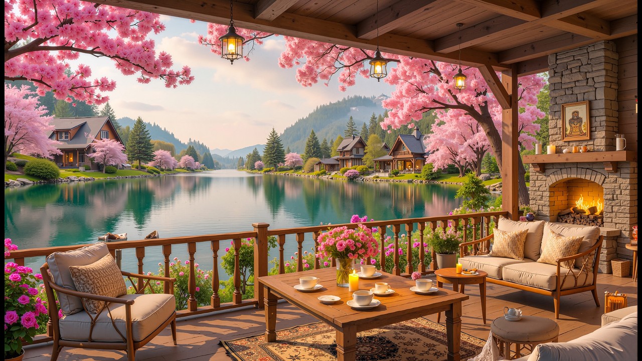 Spring Garden Relaxing Music 🌷 Slow Piano Music Relaxation 🌿 Music for Study, Sleep