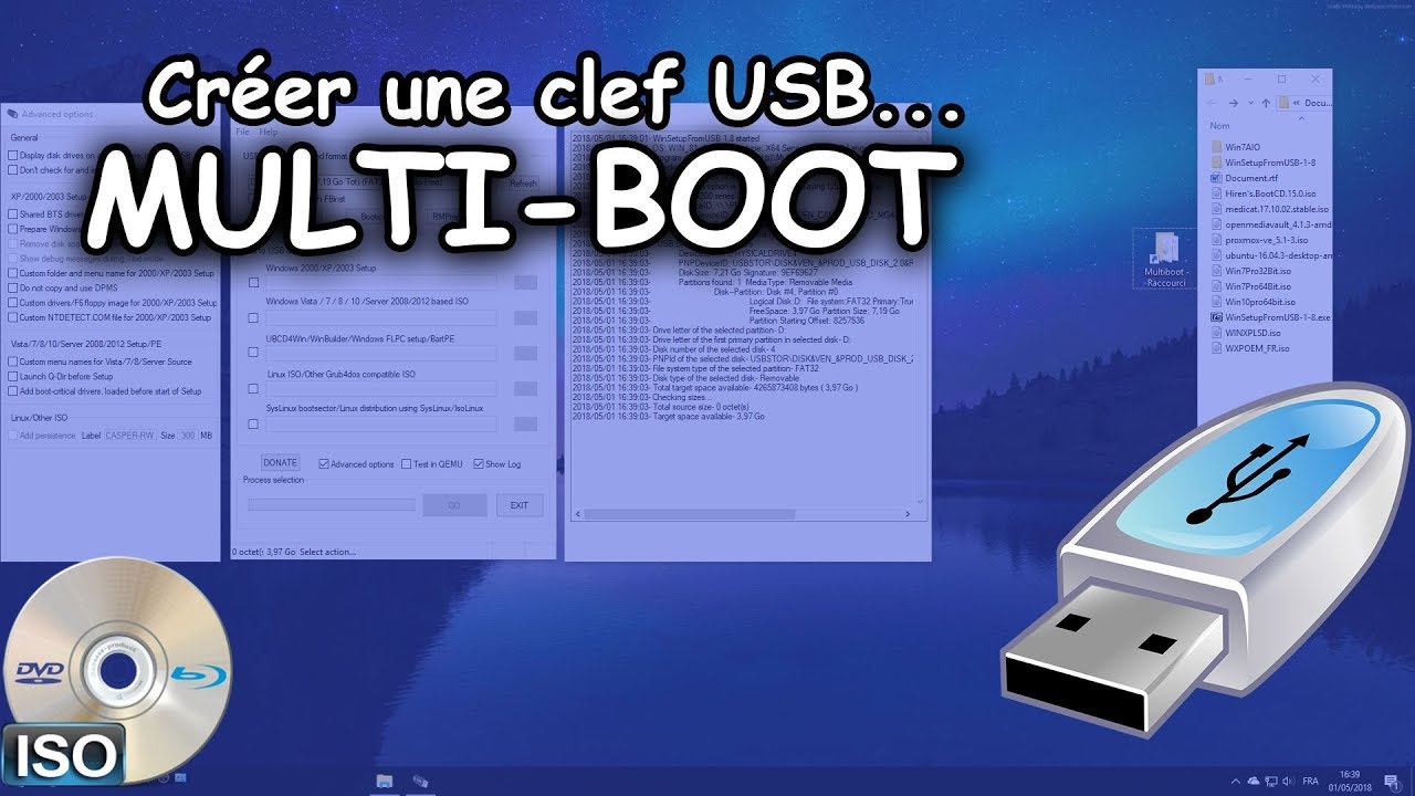 TUTO - Créer une clef USB multiboot c'est possible le plus simple d'utilisation !