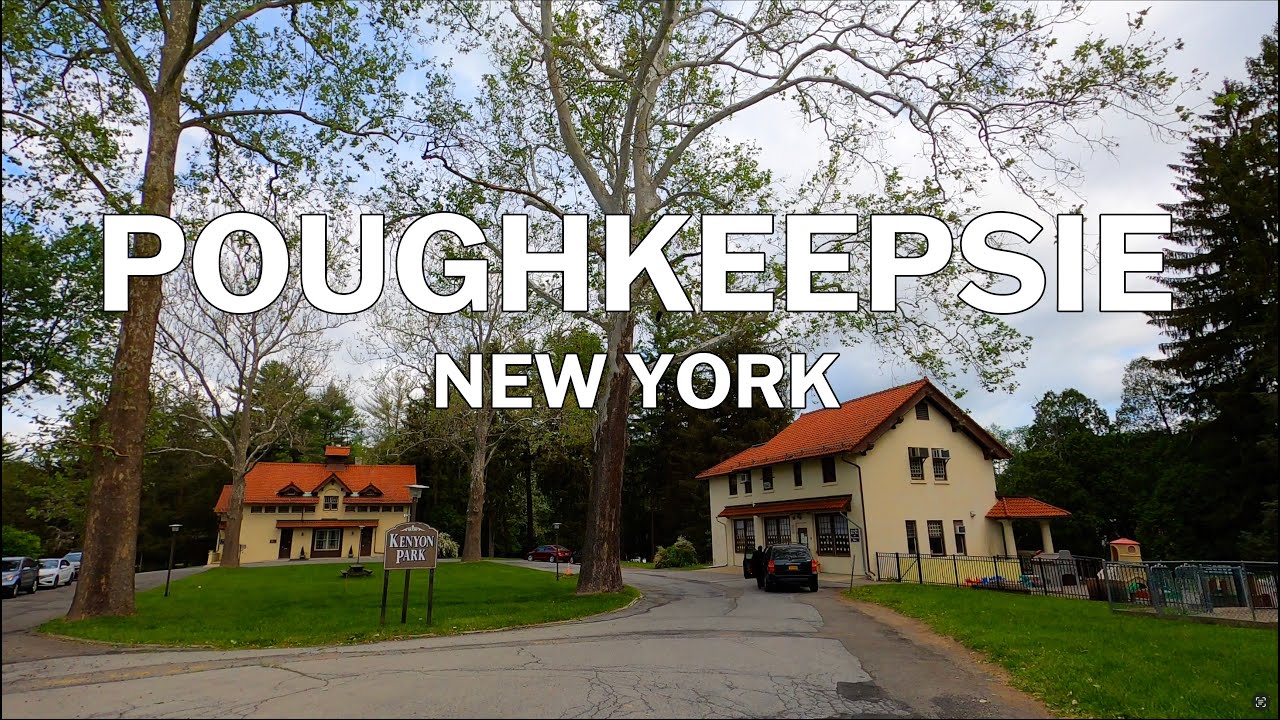 Poughkeepsie, New York _ Driving Tour 4K
