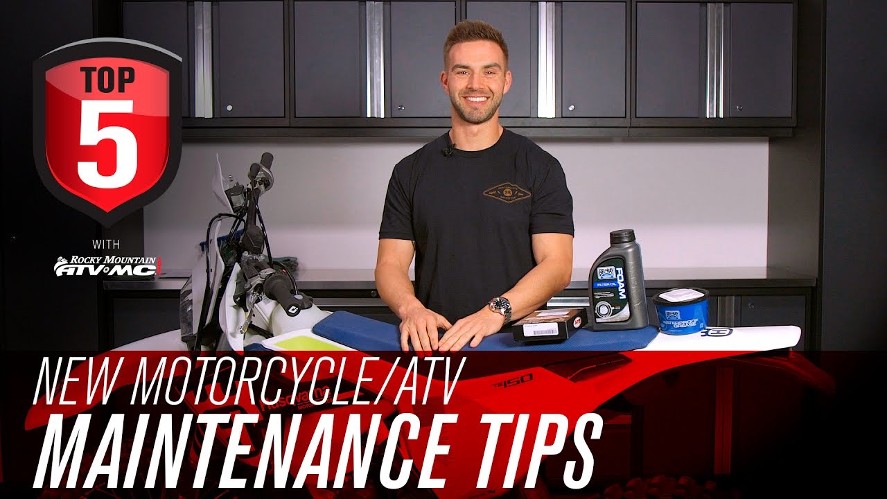 Top 5 New Motorcycle & ATV Maintenance Tips