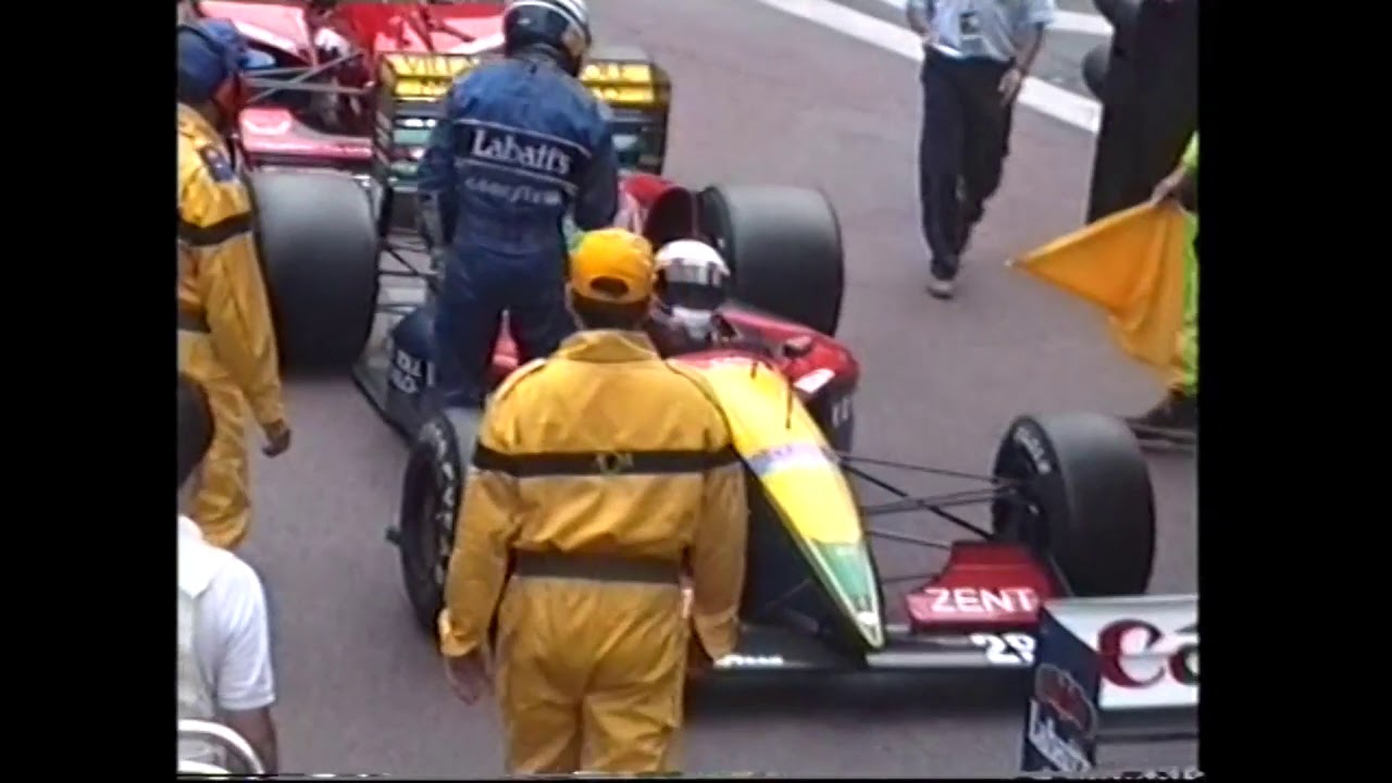 Patrese v/s Gachot Monaco 1992