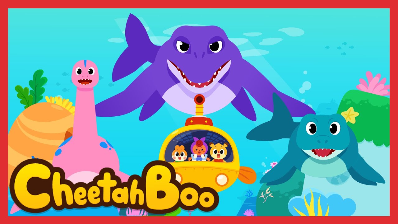 [New] 🦕 Who lived in the ancient ocean❓Dinosaurs song | Nursery rhymes | Kids song | #Cheetahboo