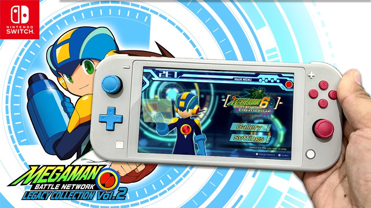 Mega Man Battle Network Legacy Collection Vol. 2 | Nintendo Switch Lite Gameplay
